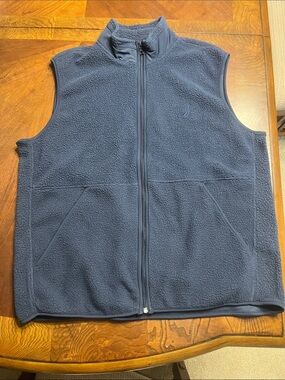 Nautica Men's Dark Navy Fleece Vest